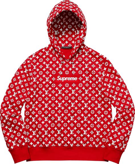 red lv supreme|red supreme Lv sweatshirt.